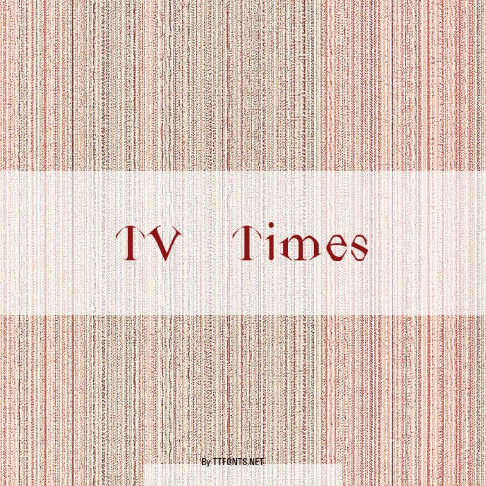 TV Times example